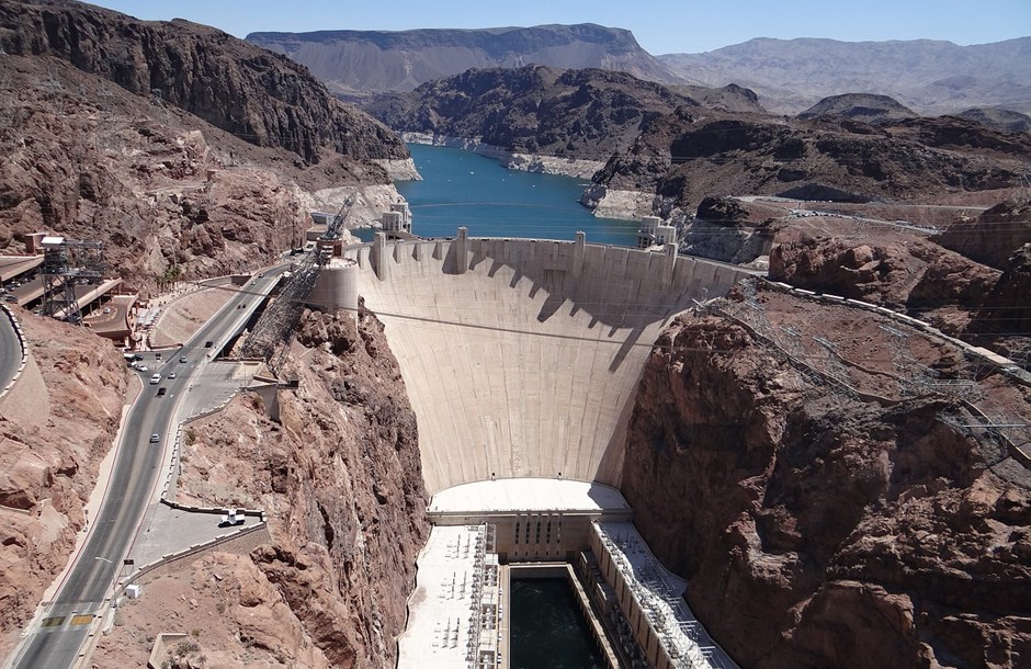 Hoover Dam, one of the engineering projects Elsie Eaves worked on during her career